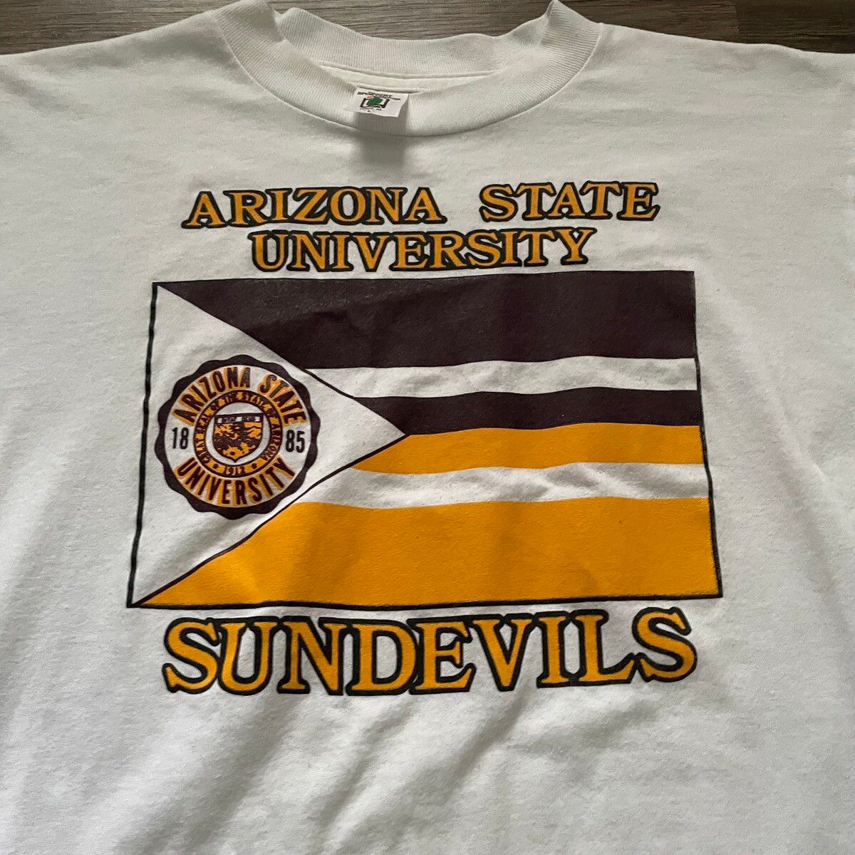 Vintage Vintage 1990s Arizona State University Sun Devils T-Shirt M Size US M / EU 48-50 / 2 - 2 Preview