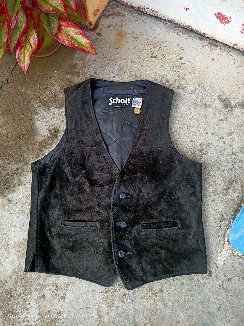 Vintage Schott Leather Vest