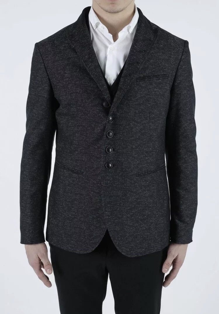 John Varvatos Textured Multibutton jacket 52 Size US L / EU 52-54 / 3 - 4 Thumbnail