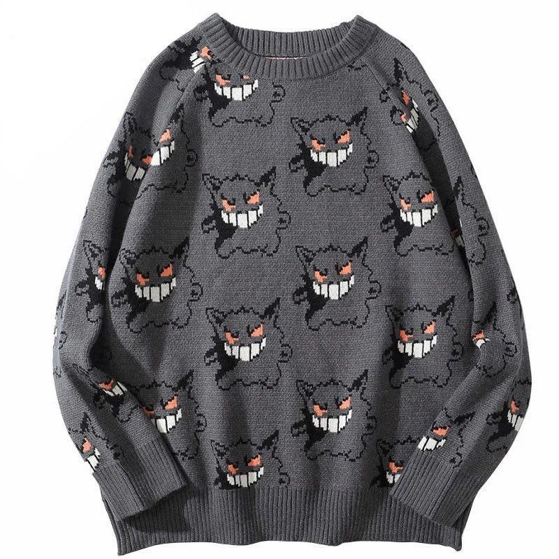 Devin Print Knitware Sweater Crewneck Sweatshirt