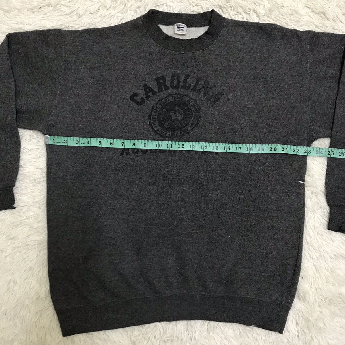 Vintage Carolina assosiation biglogo sweatshirt Size US L / EU 52-54 / 3 - 9 Thumbnail