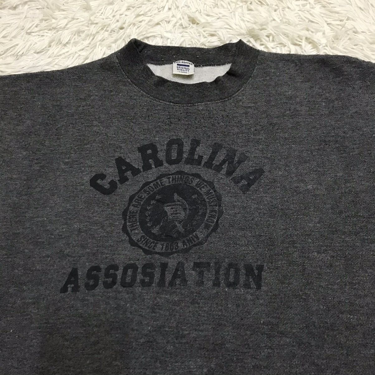 Vintage Carolina assosiation biglogo sweatshirt Size US L / EU 52-54 / 3 - 8 Thumbnail