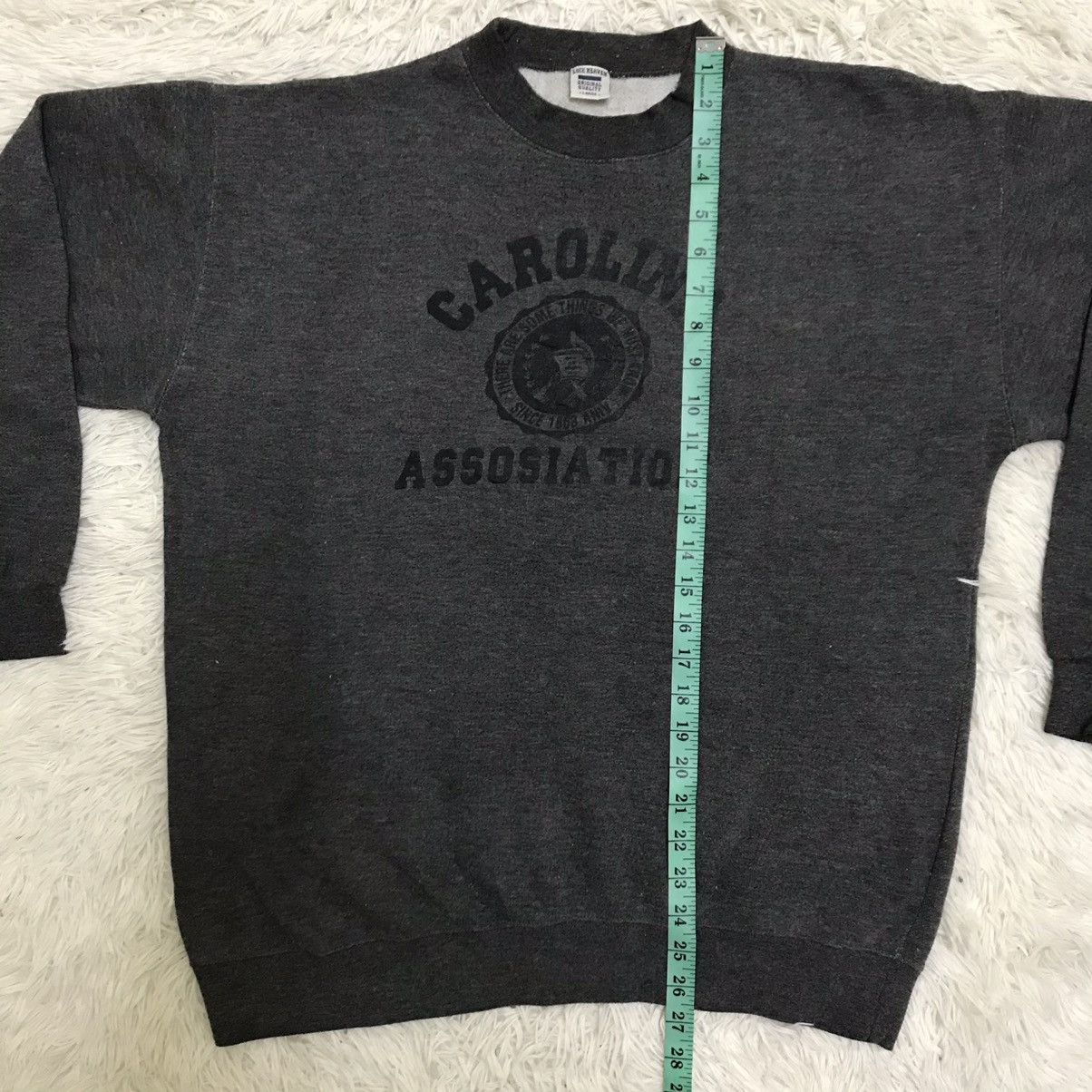 Vintage Carolina assosiation biglogo sweatshirt Size US L / EU 52-54 / 3 - 10 Thumbnail