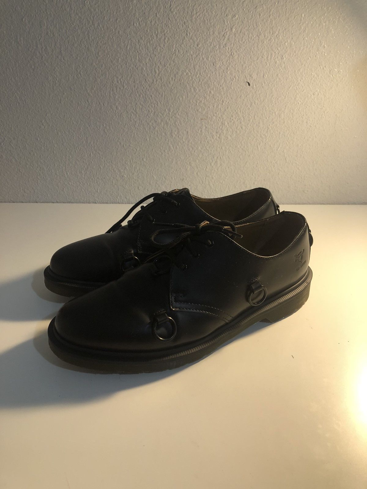 Raf Simons High Top strap Sneakers white leather 40 archive