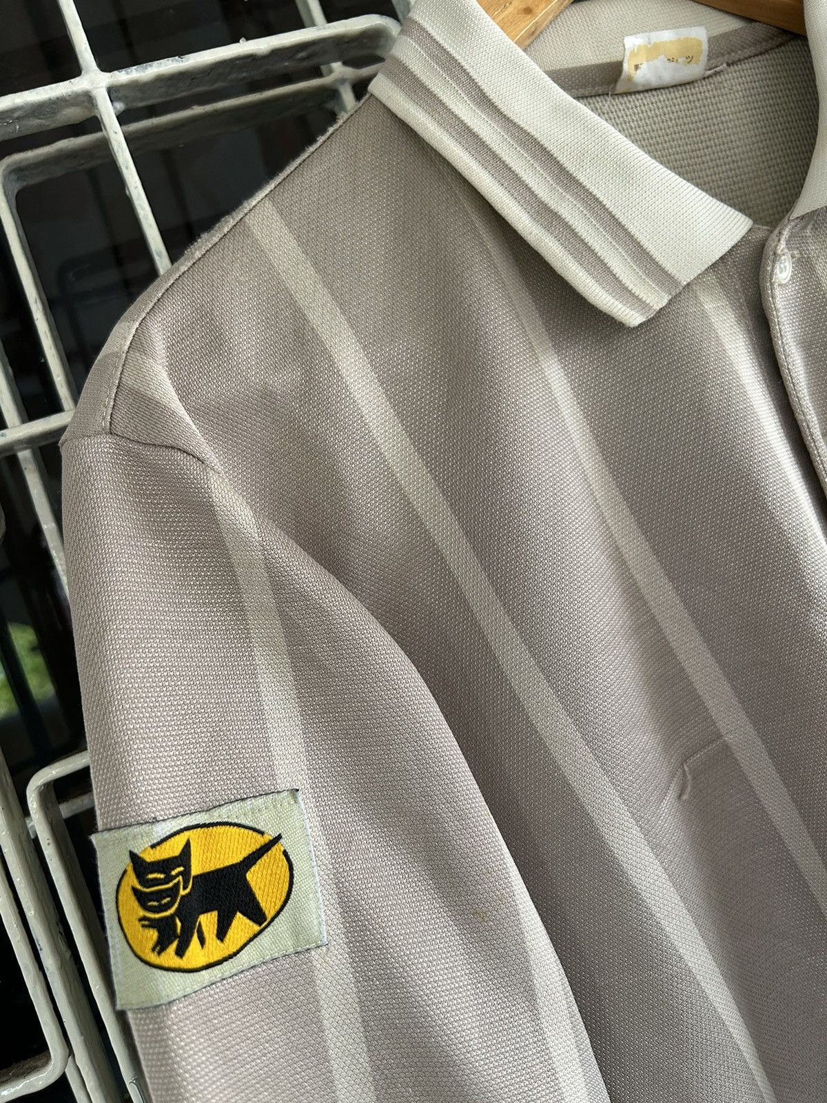 Japanese Brand × Vintage 💥RARE VINTAGE YAMATO TRANSPORT LONGSLEEVE POLOS🔥 Size US L / EU 52-54 / 3 - 7 Thumbnail
