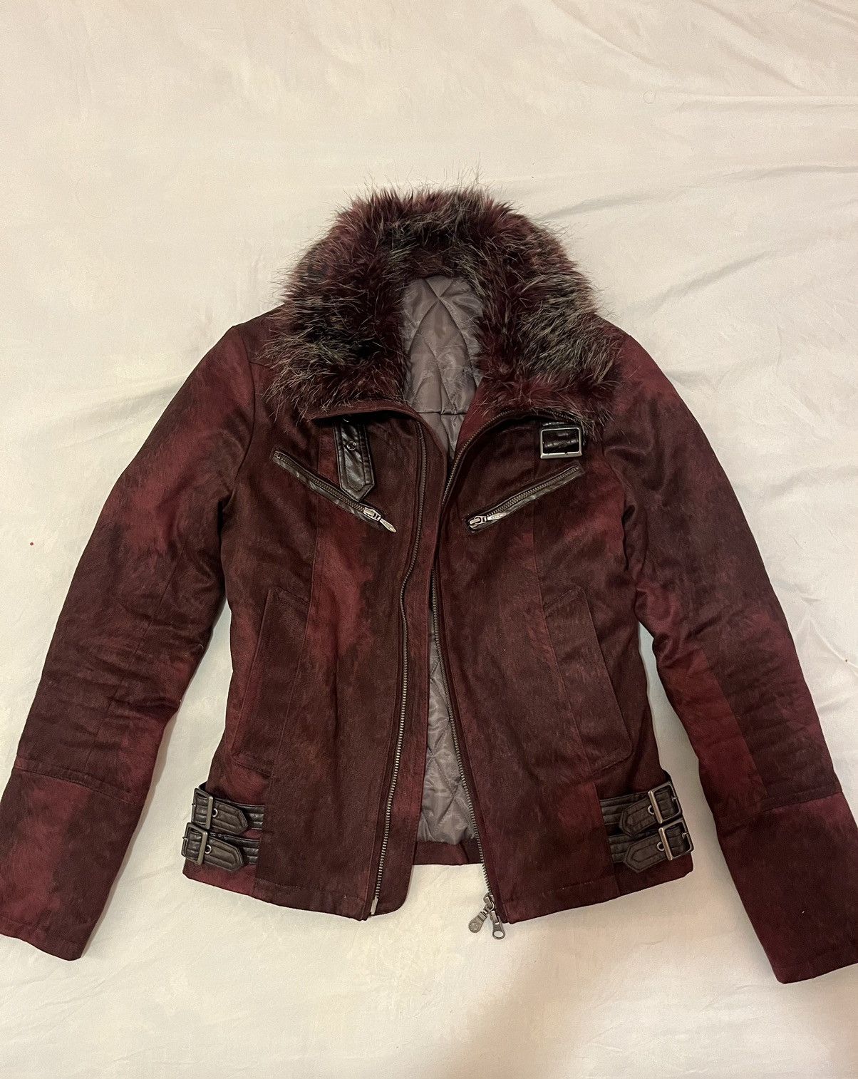 Japanese Brand Tornado Mart Fur Rider Jacket Double Zip | Grailed