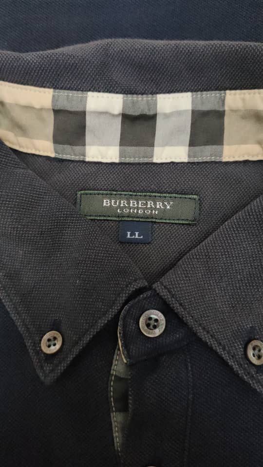 Burberry Burberry Faded Navy Blue Polo Size US M / EU 48-50 / 2 - 5 Thumbnail