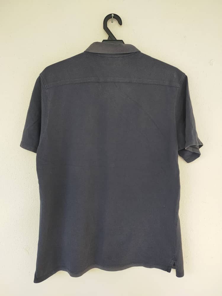 Burberry Burberry Faded Navy Blue Polo Size US M / EU 48-50 / 2 - 2 Thumbnail