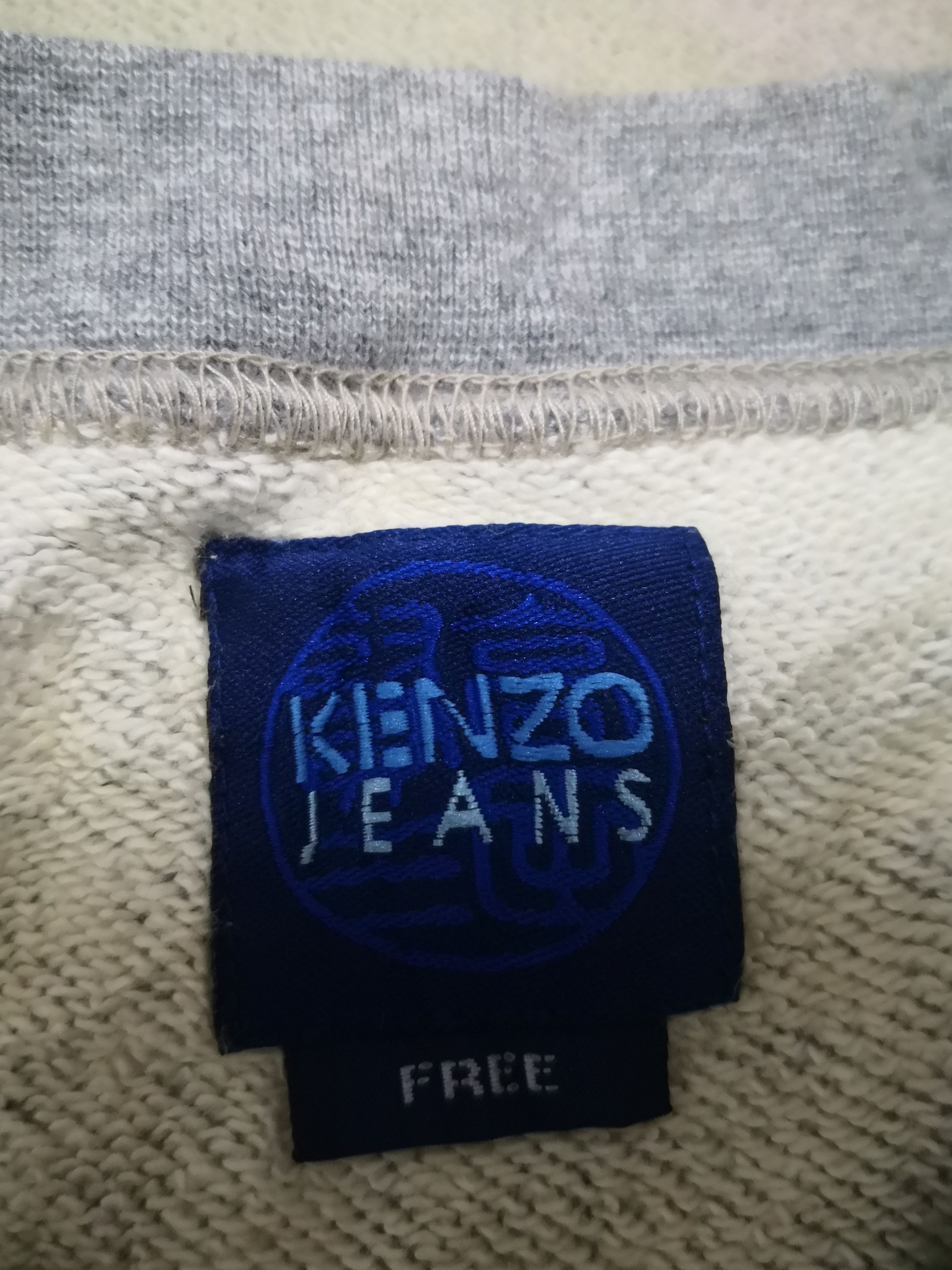 Kenzo Kenzo Jeans Embroidered Big Logo Pullover Size US M / EU 48-50 / 2 - 4 Thumbnail
