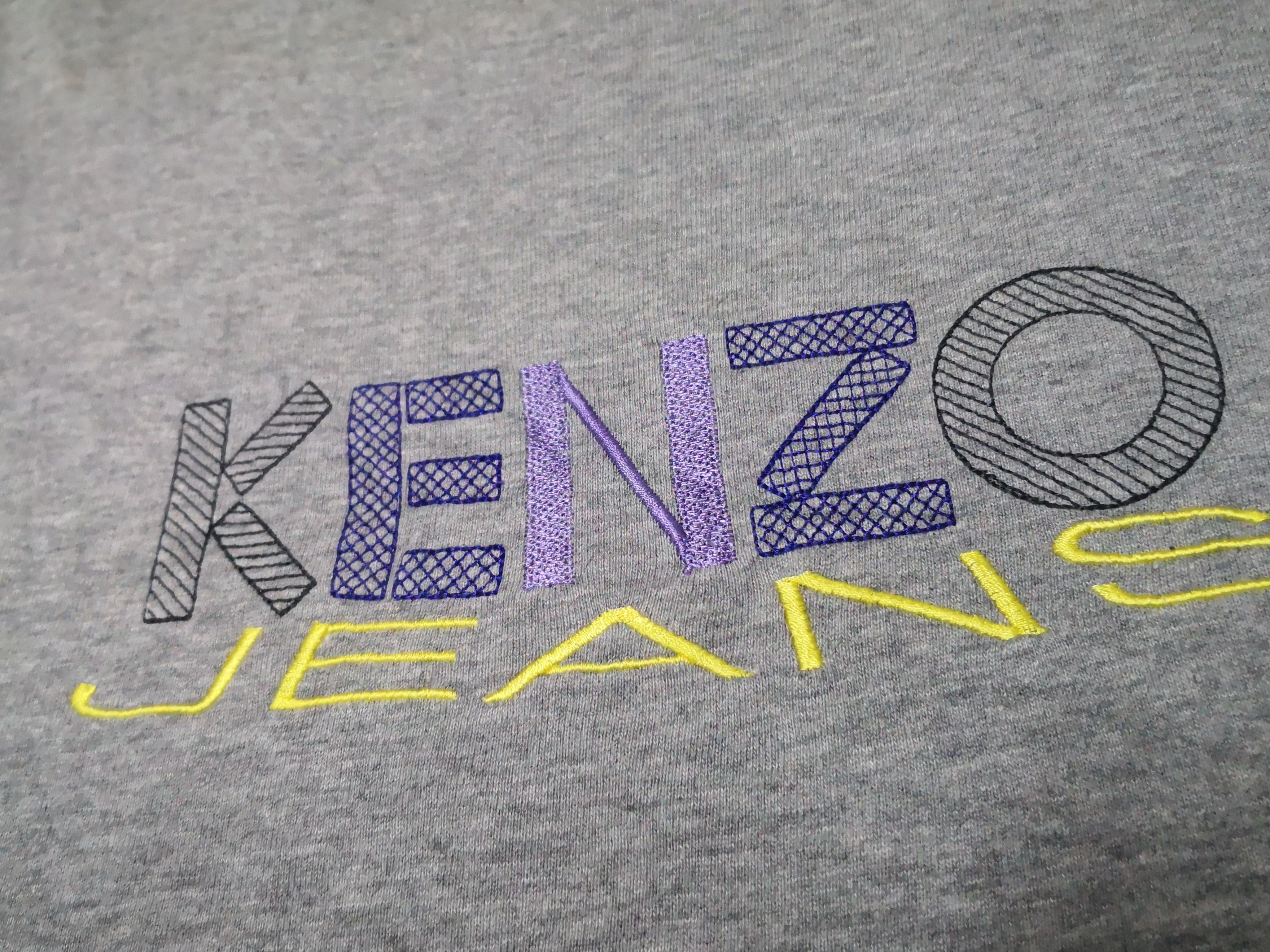 Kenzo Kenzo Jeans Embroidered Big Logo Pullover Size US M / EU 48-50 / 2 - 3 Thumbnail