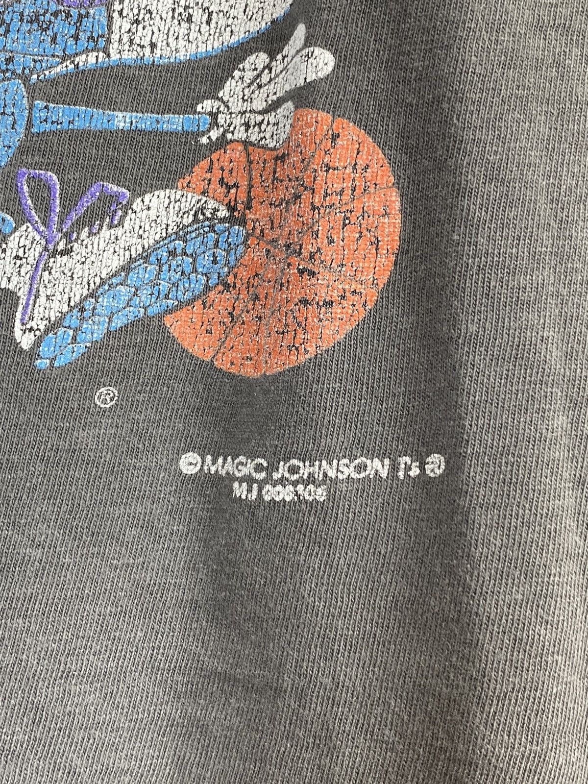 NBA × Vintage 90’s Vintage Charlotte Hornets Magic Johnson NBA Shirt Size US L / EU 52-54 / 3 - 9 Thumbnail