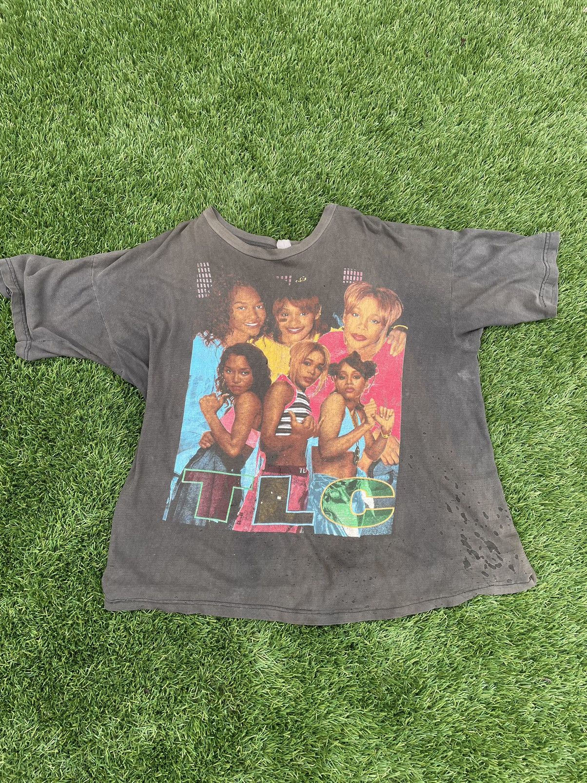 Original 90’s Vintage TLC Tee RARE Faded/Soft