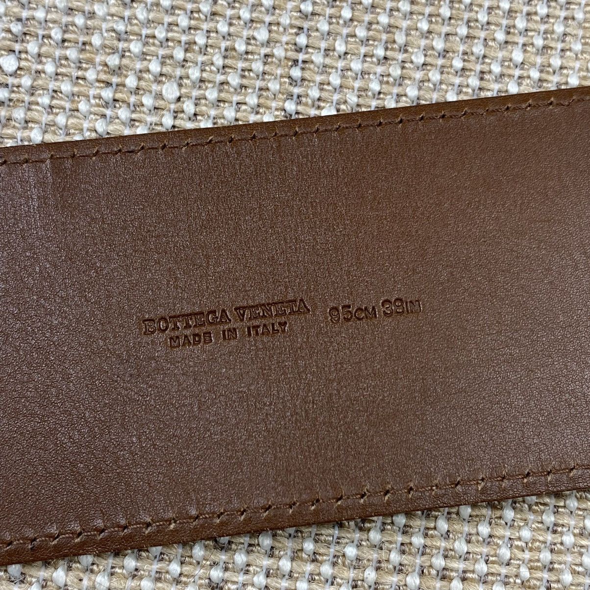 Bottega Veneta Bottega Veneta buckle heavy brown leather belt Size ONE SIZE - 14 Thumbnail