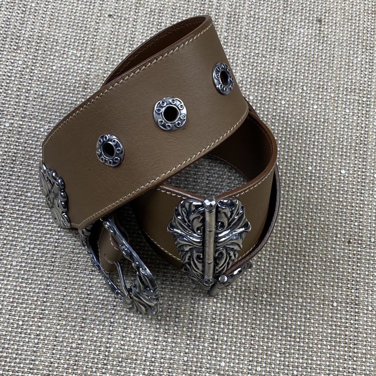 Bottega Veneta Bottega Veneta buckle heavy brown leather belt Size ONE SIZE - 13 Thumbnail