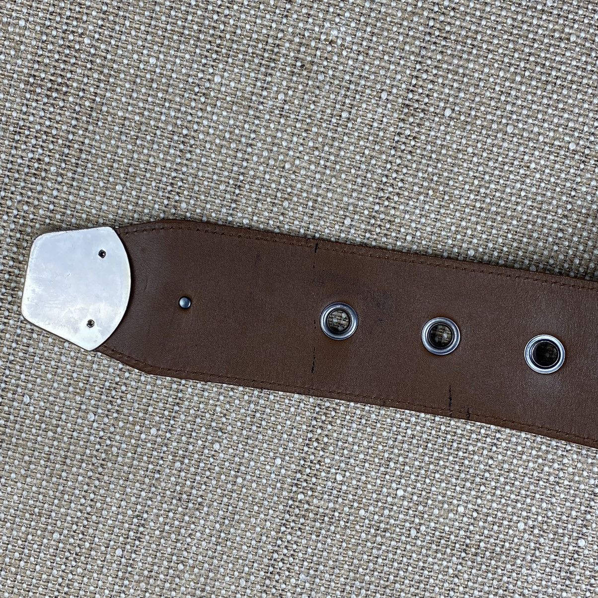 Bottega Veneta Bottega Veneta buckle heavy brown leather belt Size ONE SIZE - 17 Thumbnail
