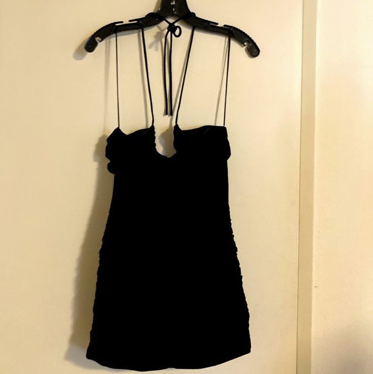 NWT ZARA LIMITED EDITION WOMEN BLACK VELVET DRESS