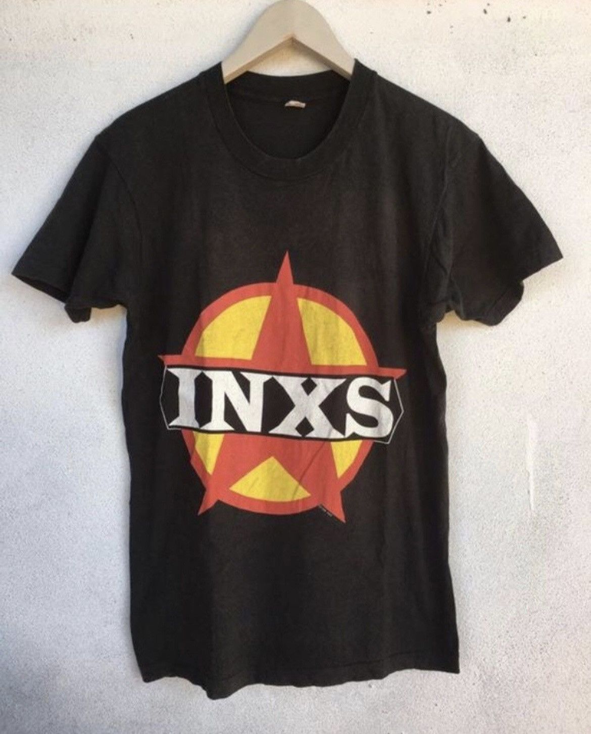 Vintage 80s INXS calling all nations Australia rock punk