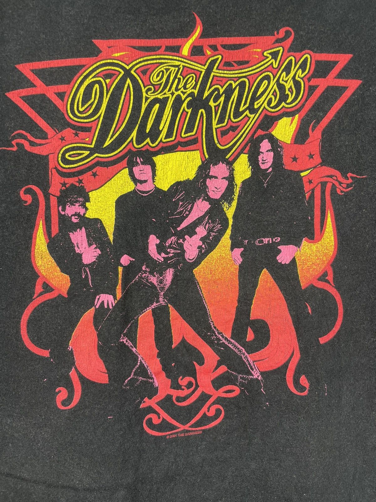 Band Tees Vintage Y2K The Darkness rock band t shirt Size US M / EU 48-50 / 2 - 4 Thumbnail