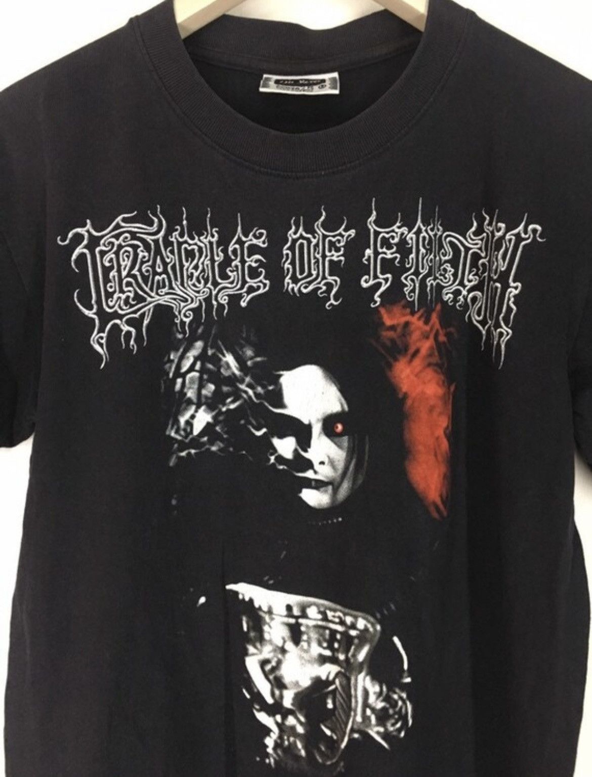 Band Tees Vintage 90s Cradle Of Filth metal band promo t shirt Size US M / EU 48-50 / 2 - 3 Thumbnail