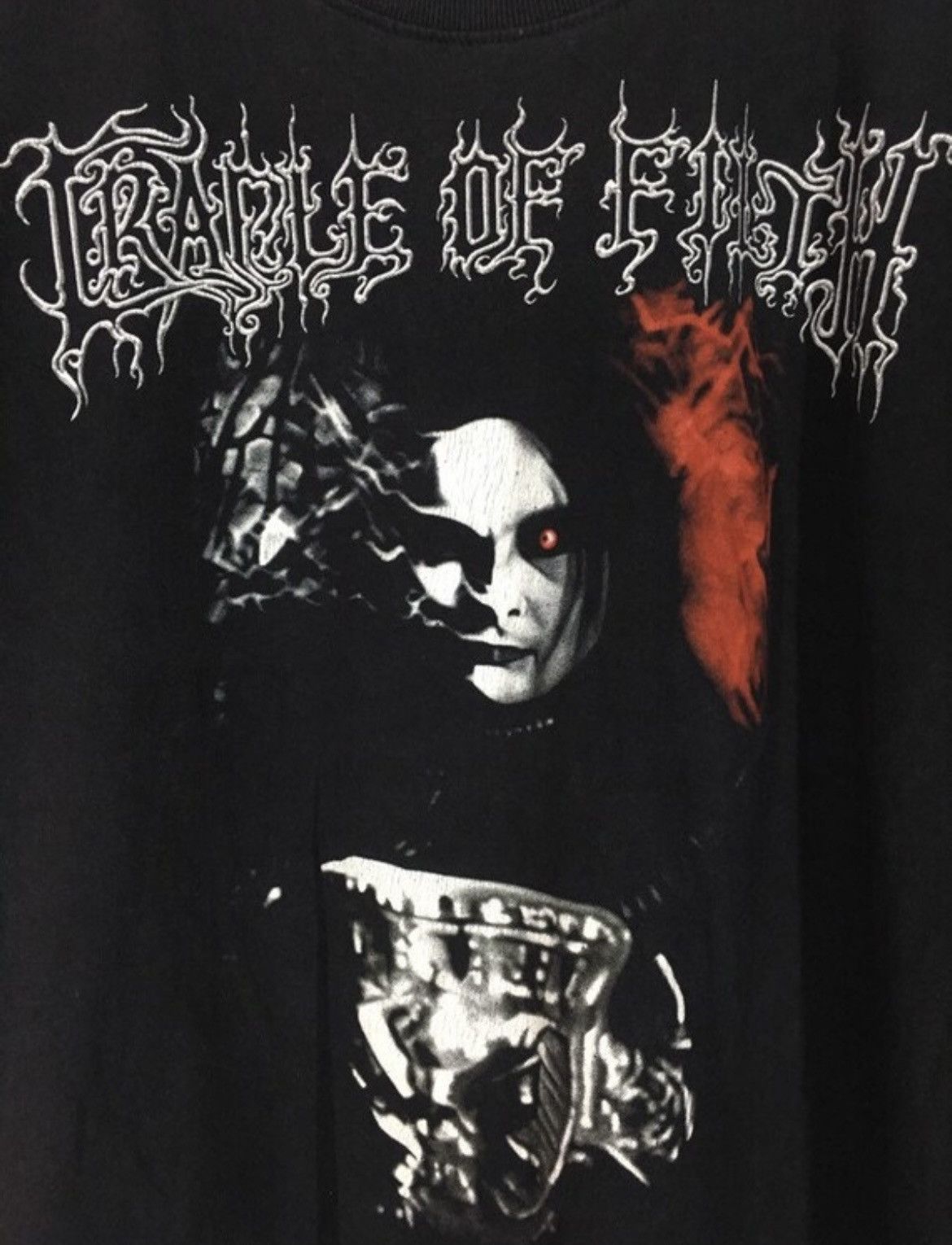 Band Tees Vintage 90s Cradle Of Filth metal band promo t shirt Size US M / EU 48-50 / 2 - 4 Thumbnail