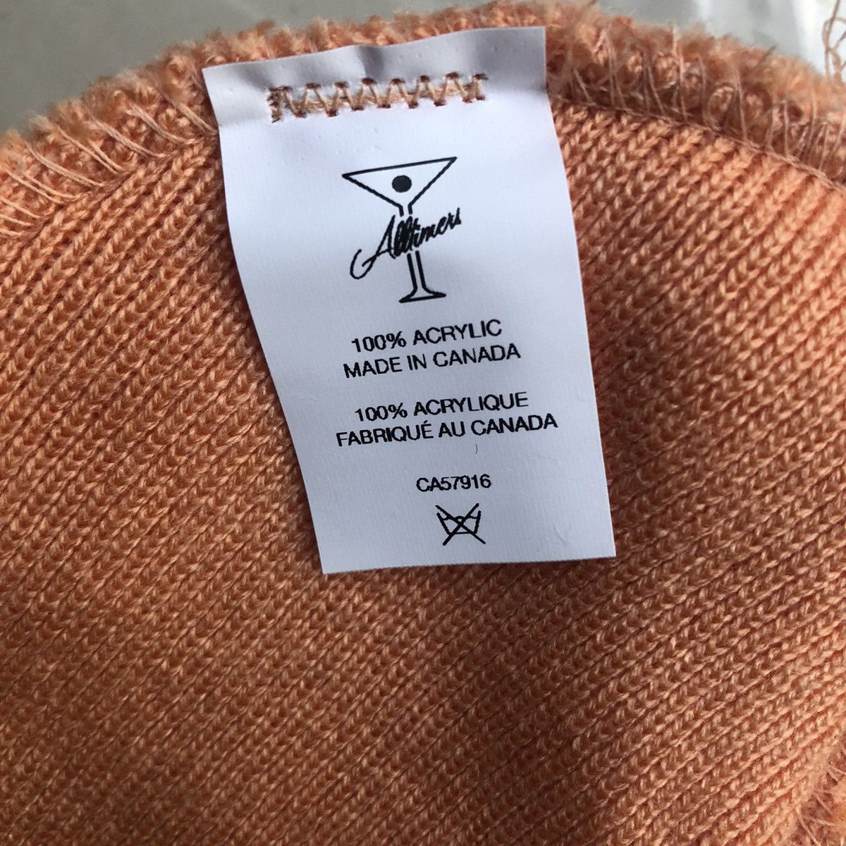 Alltimers NEW AllTimers Beanie PEACH Size ONE SIZE - 4 Thumbnail