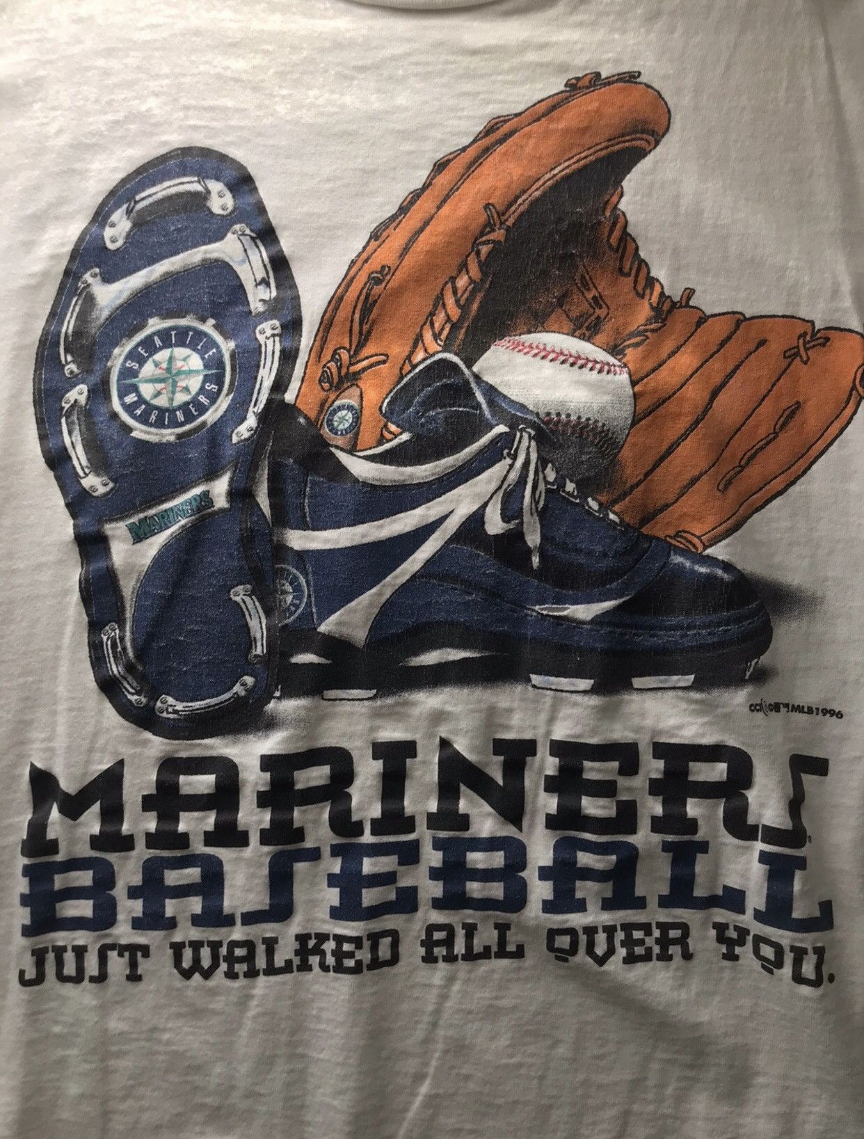 MLB Vintage 96' Seattle Mariners Tee Size US M / EU 48-50 / 2 - 5 Thumbnail
