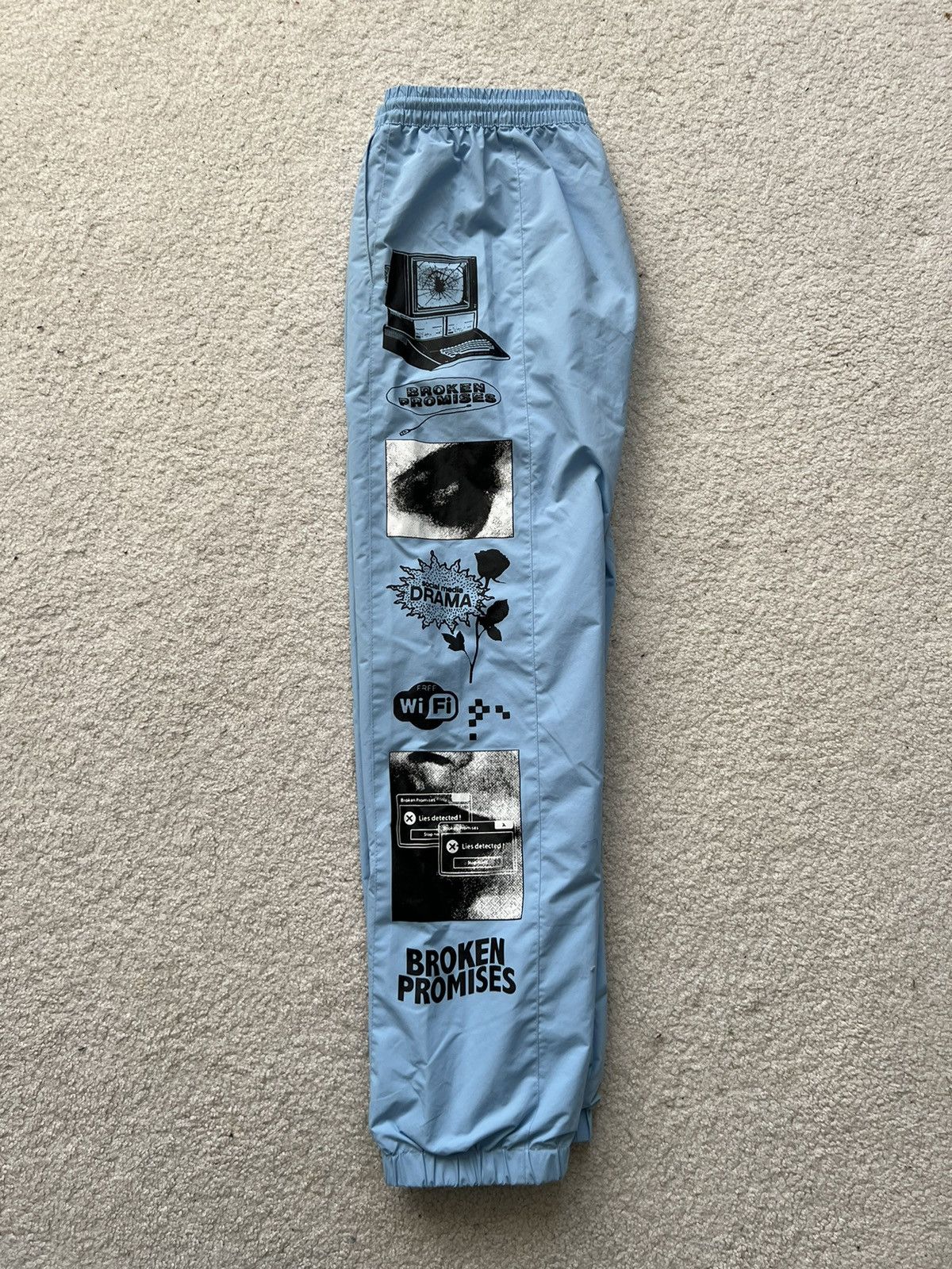 Broken Promises Co. × Vintage Broken Promises Nylon Track Pant Size US 29 - 2 Thumbnail