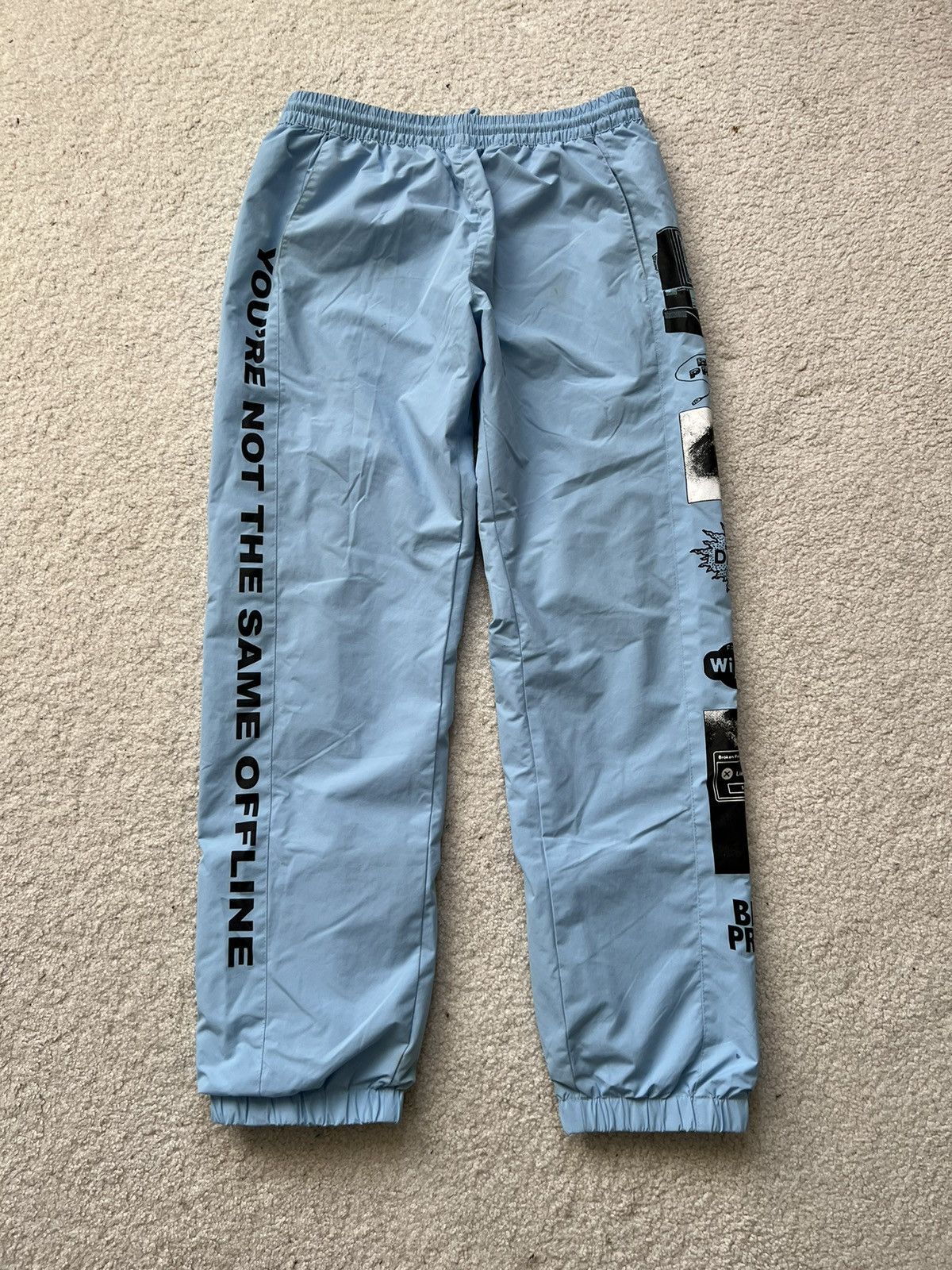 Broken Promises Co. × Vintage Broken Promises Nylon Track Pant Size US 29 - 1 Thumbnail