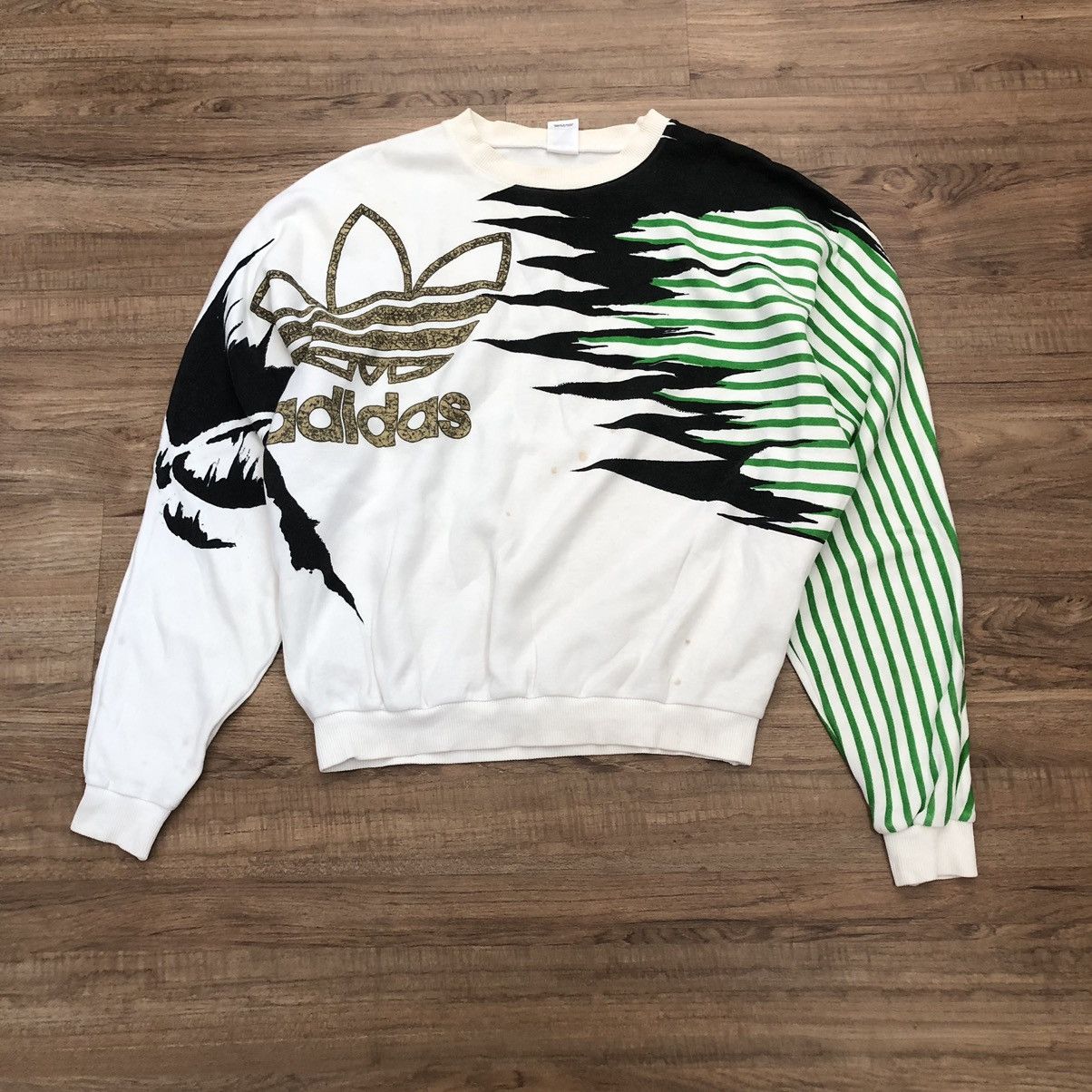Adidas × Vintage Vintage Adidas Tennis All Over Print Sweatshirt Casuals Size US M / EU 48-50 / 2 - 3 Thumbnail
