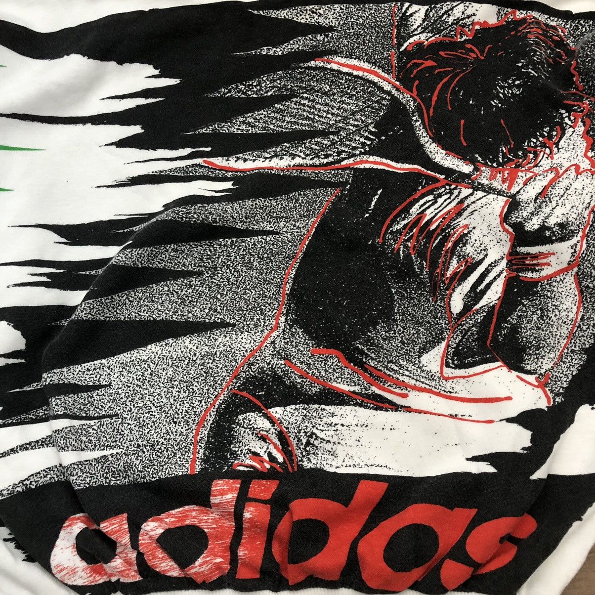 Adidas × Vintage Vintage Adidas Tennis All Over Print Sweatshirt Casuals Size US M / EU 48-50 / 2 - 2 Thumbnail