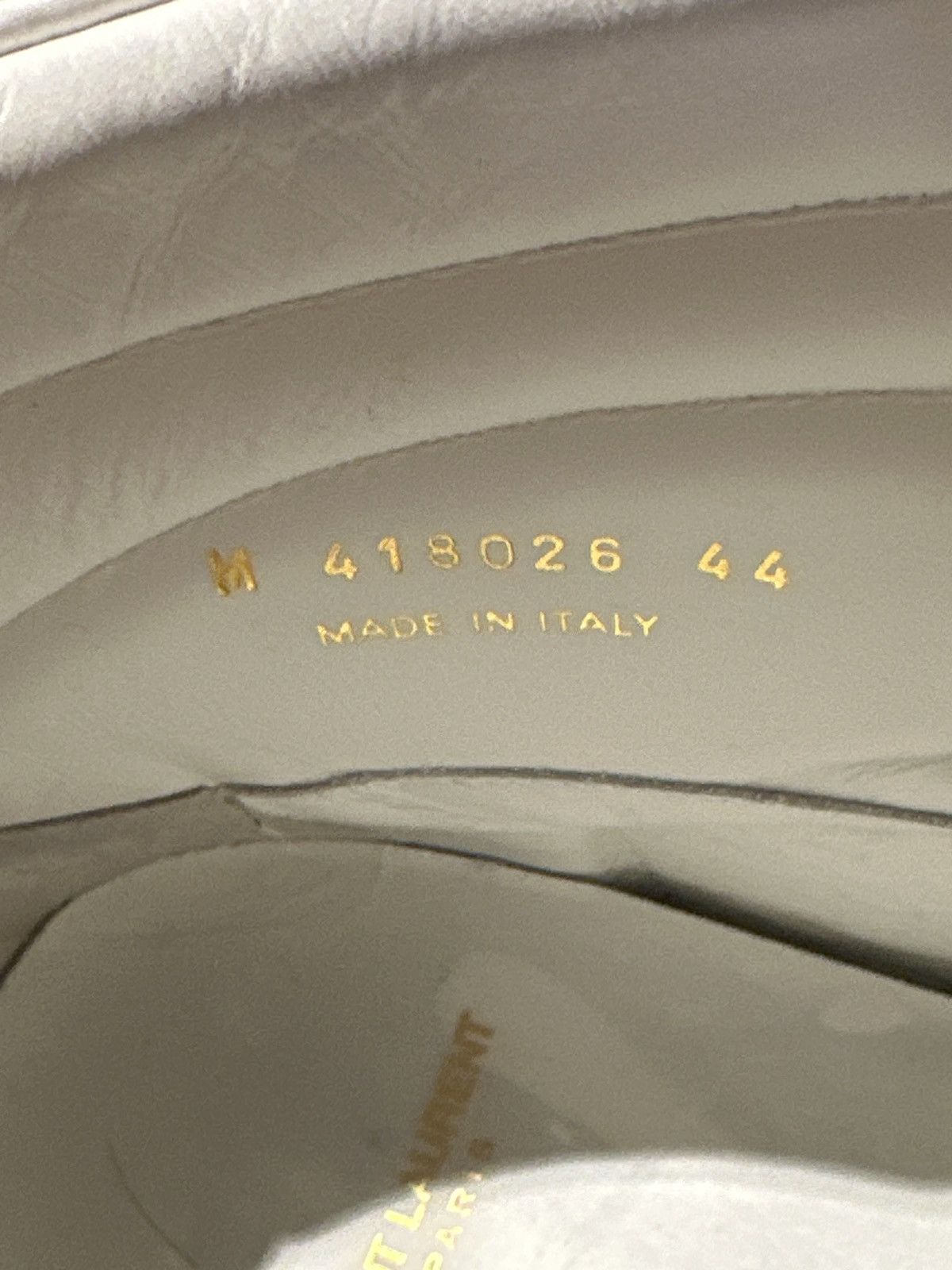 Saint Laurent Paris SAINT LAURENT - SL/10 Leather High-Top Sneakers Size US 11 / EU 44 - 8 Thumbnail