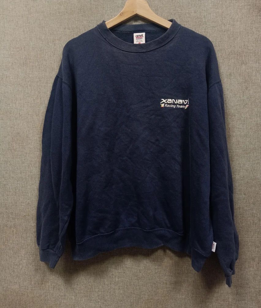 Vintage Vintage 90s sweatshirt xanavi racing team made in portugal Size US L / EU 52-54 / 3 - 1 Thumbnail