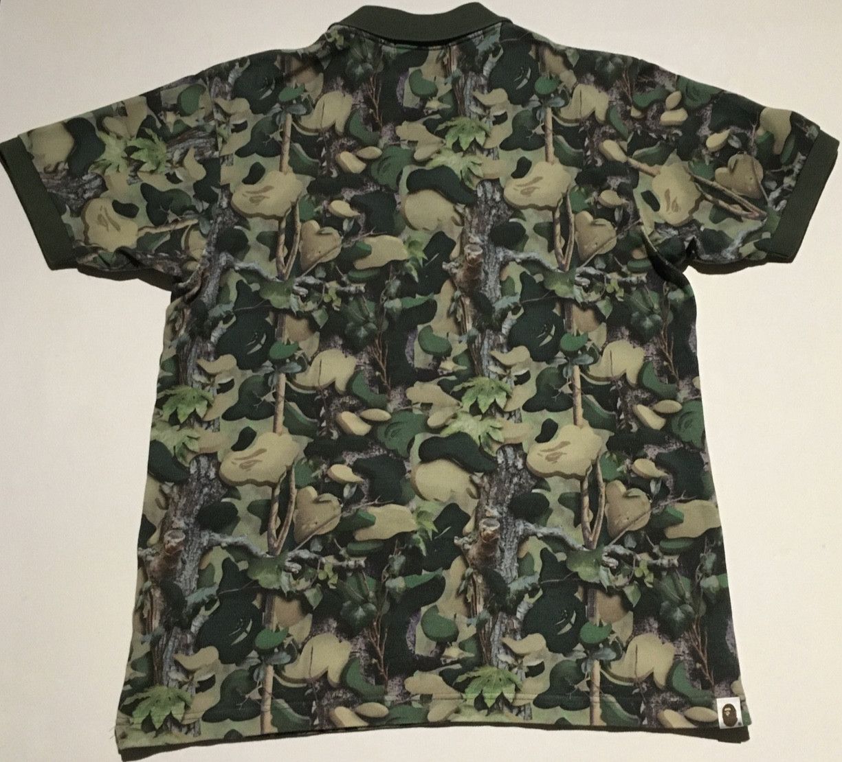 Bape Bape camo polo shirt Size US M / EU 48-50 / 2 - 2 Thumbnail