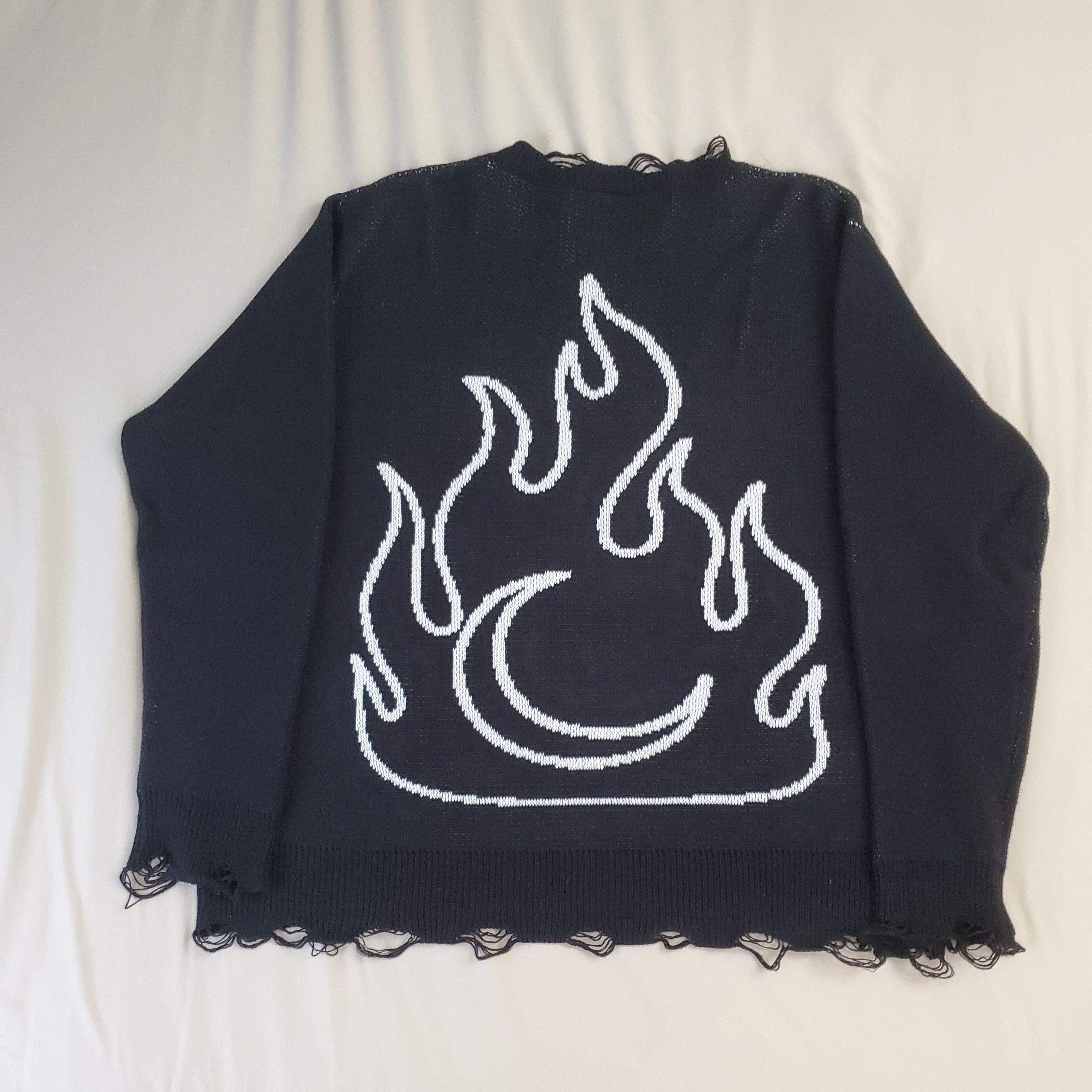 Japanese Brand Nightclub USA Jun Inagawa Anime Knit Sweater Size US M / EU 48-50 / 2 - 2 Thumbnail