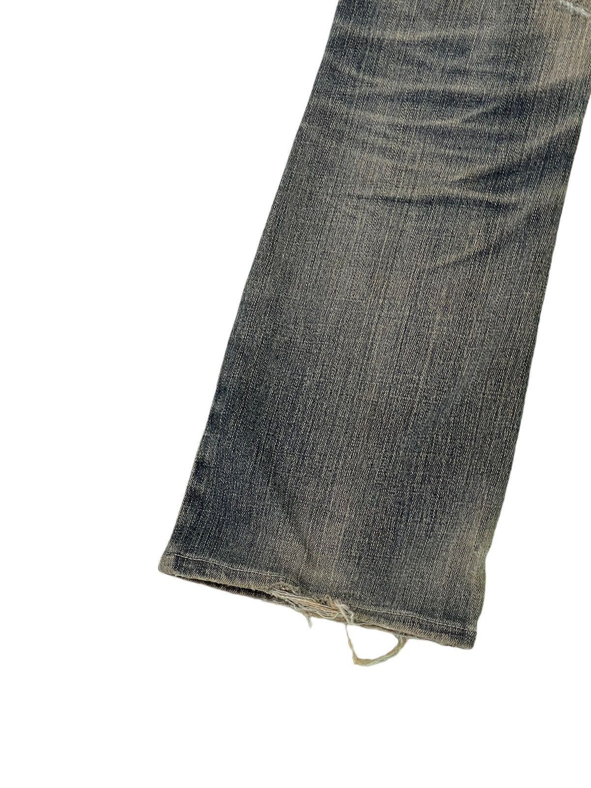 Edwin Flare Jeans Edwin Japan Distress Denim Clawmark Stretch 6🟦 Size US 29 - 16 Thumbnail