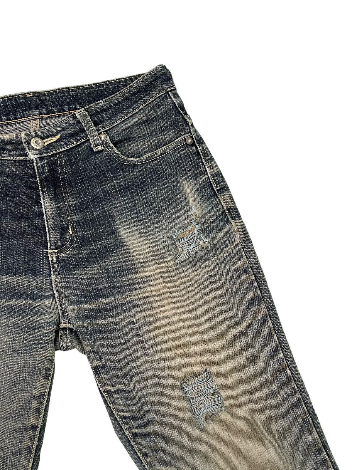 Edwin Flare Jeans Edwin Japan Distress Denim Clawmark Stretch 6🟦 Size US 29 - 9 Thumbnail