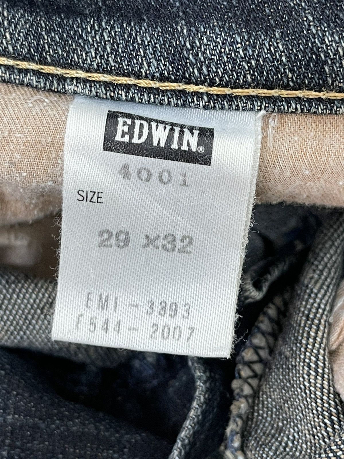Edwin Flare Jeans Edwin Japan Distress Denim Clawmark Stretch 6🟦 Size US 29 - 21 Thumbnail