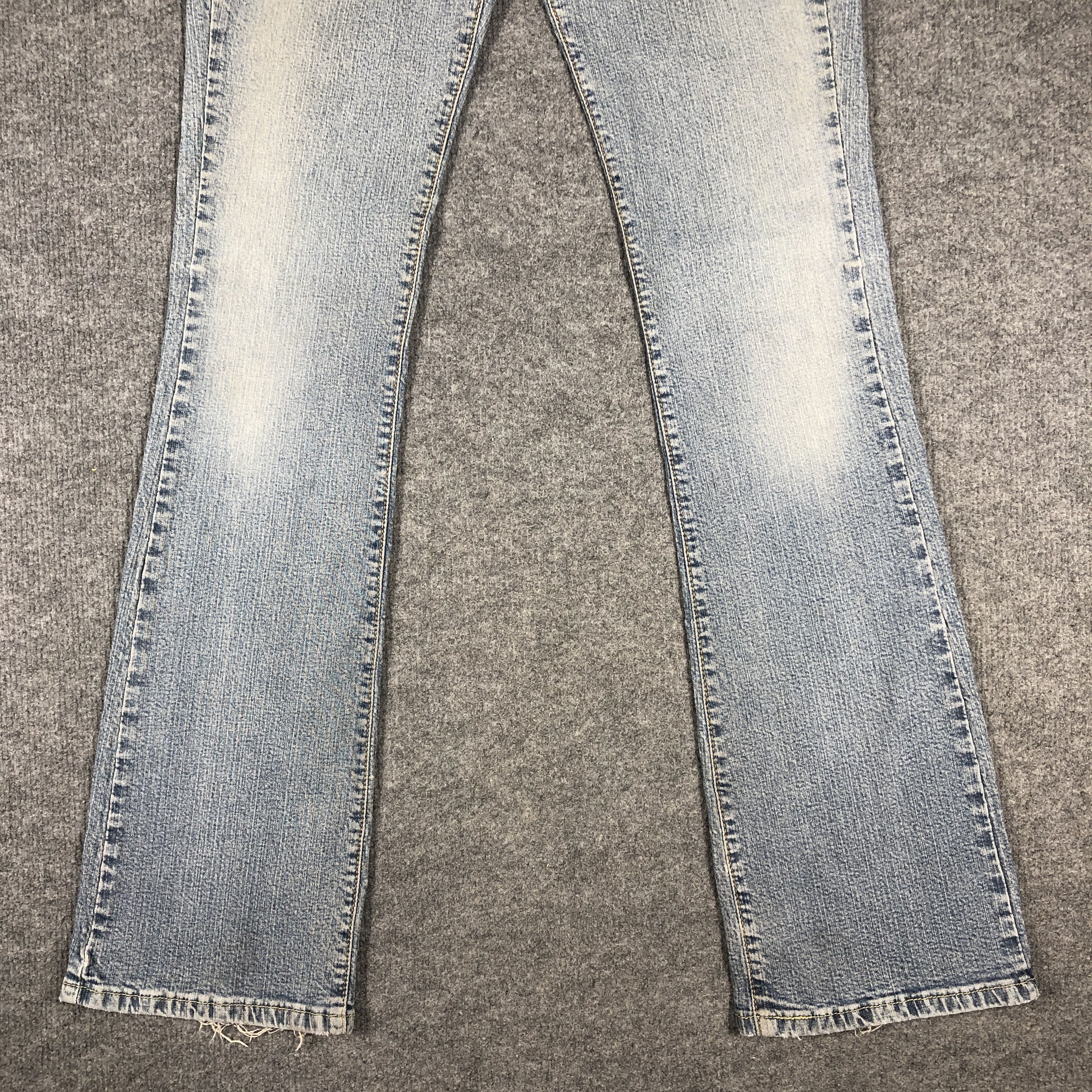 Levi's × Vintage Vintage Levis 318 Jeans Flare Superlow Bootcut L755W Size 28" / US 6 / IT 42 - 4 Thumbnail