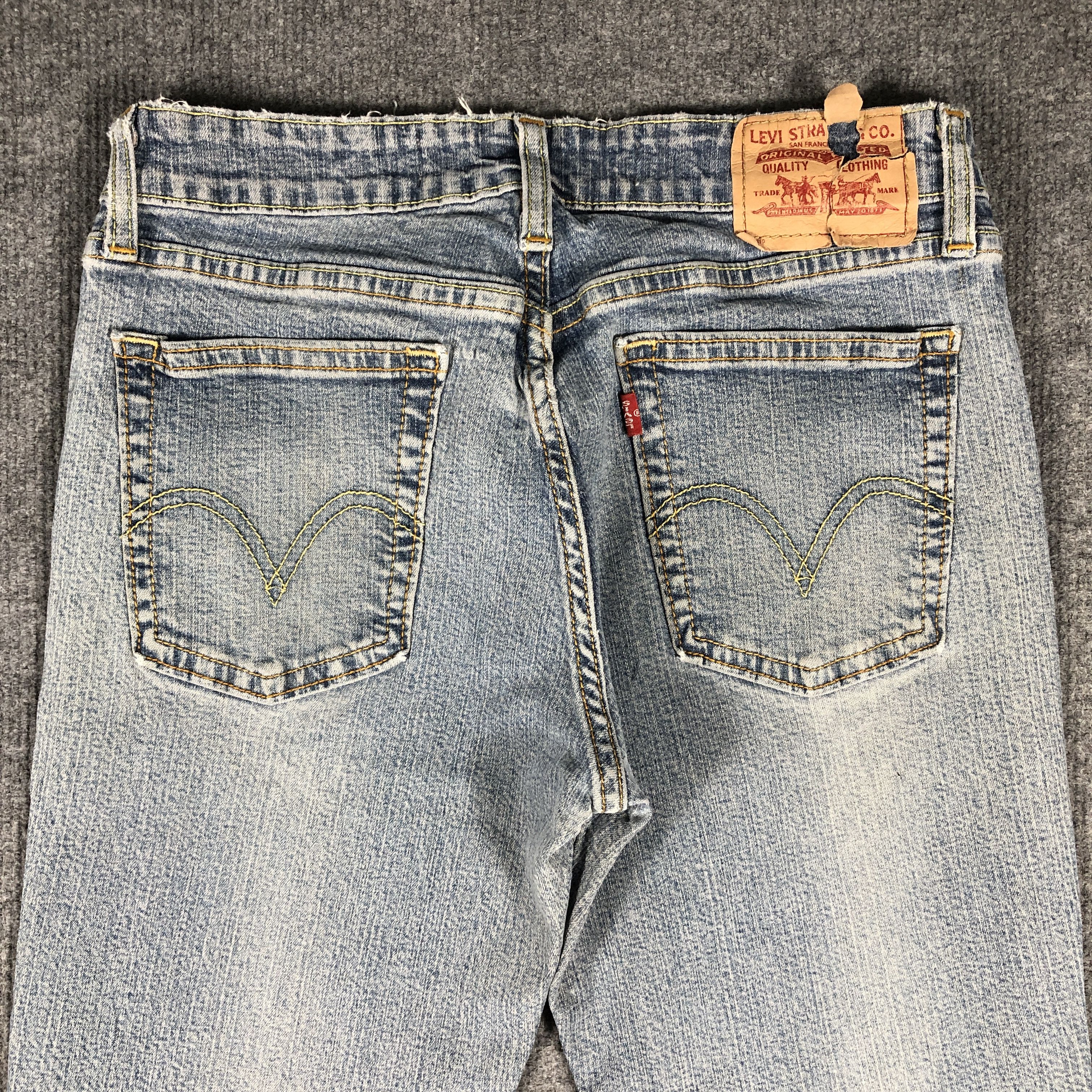 Levi's × Vintage Vintage Levis 318 Jeans Flare Superlow Bootcut L755W Size 28" / US 6 / IT 42 - 5 Thumbnail