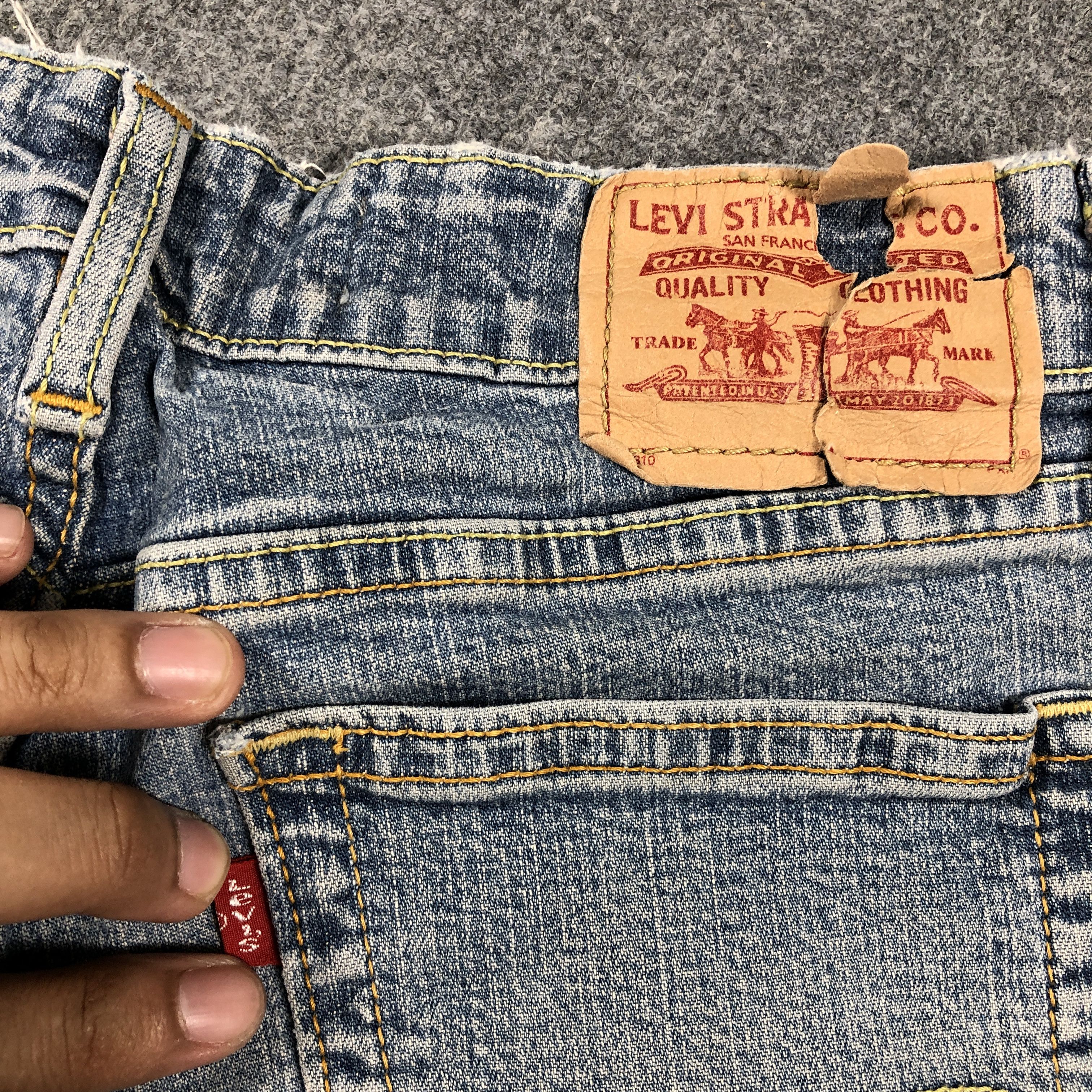 Levi's × Vintage Vintage Levis 318 Jeans Flare Superlow Bootcut L755W Size 28" / US 6 / IT 42 - 8 Thumbnail