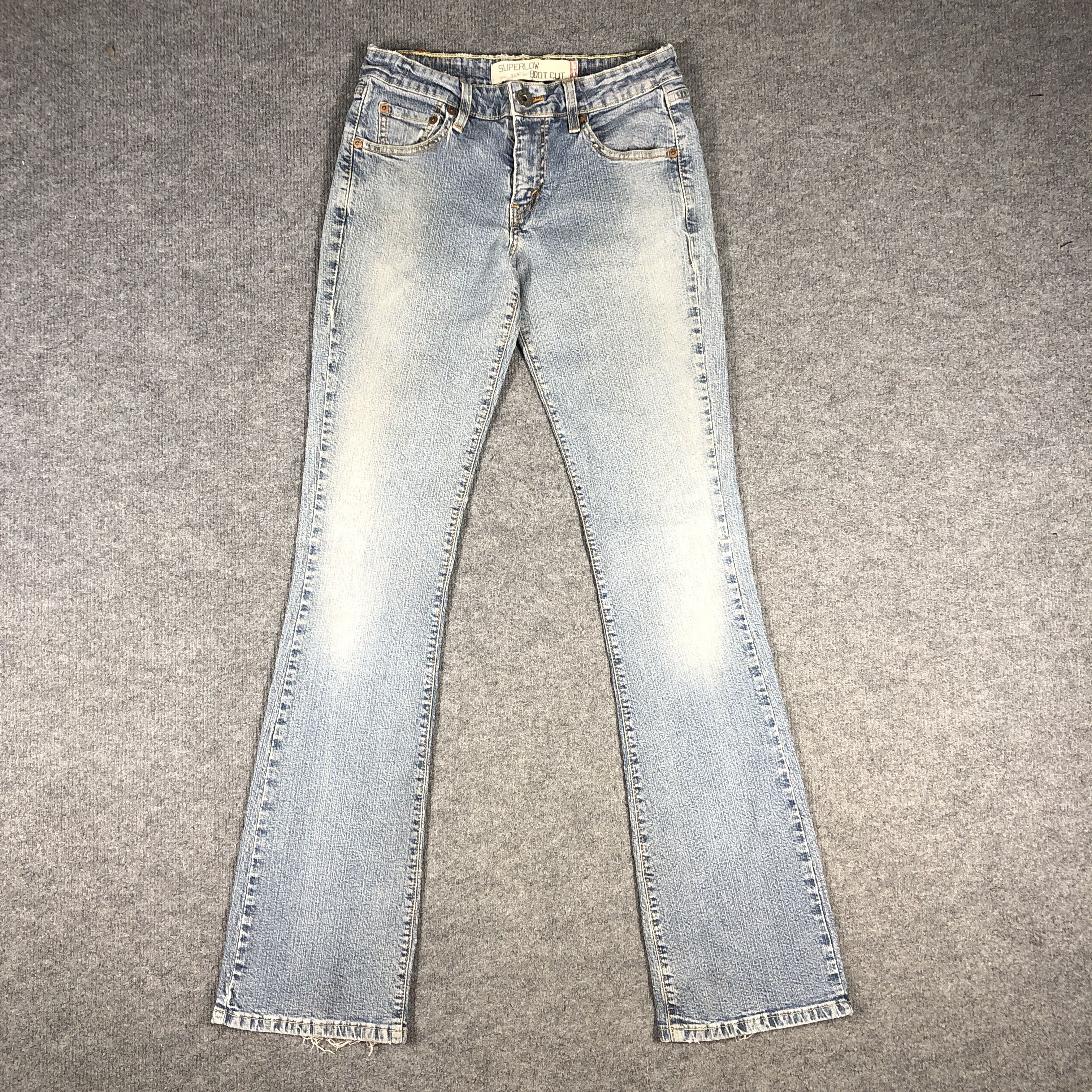 Levi's × Vintage Vintage Levis 318 Jeans Flare Superlow Bootcut L755W Size 28" / US 6 / IT 42 - 1 Thumbnail