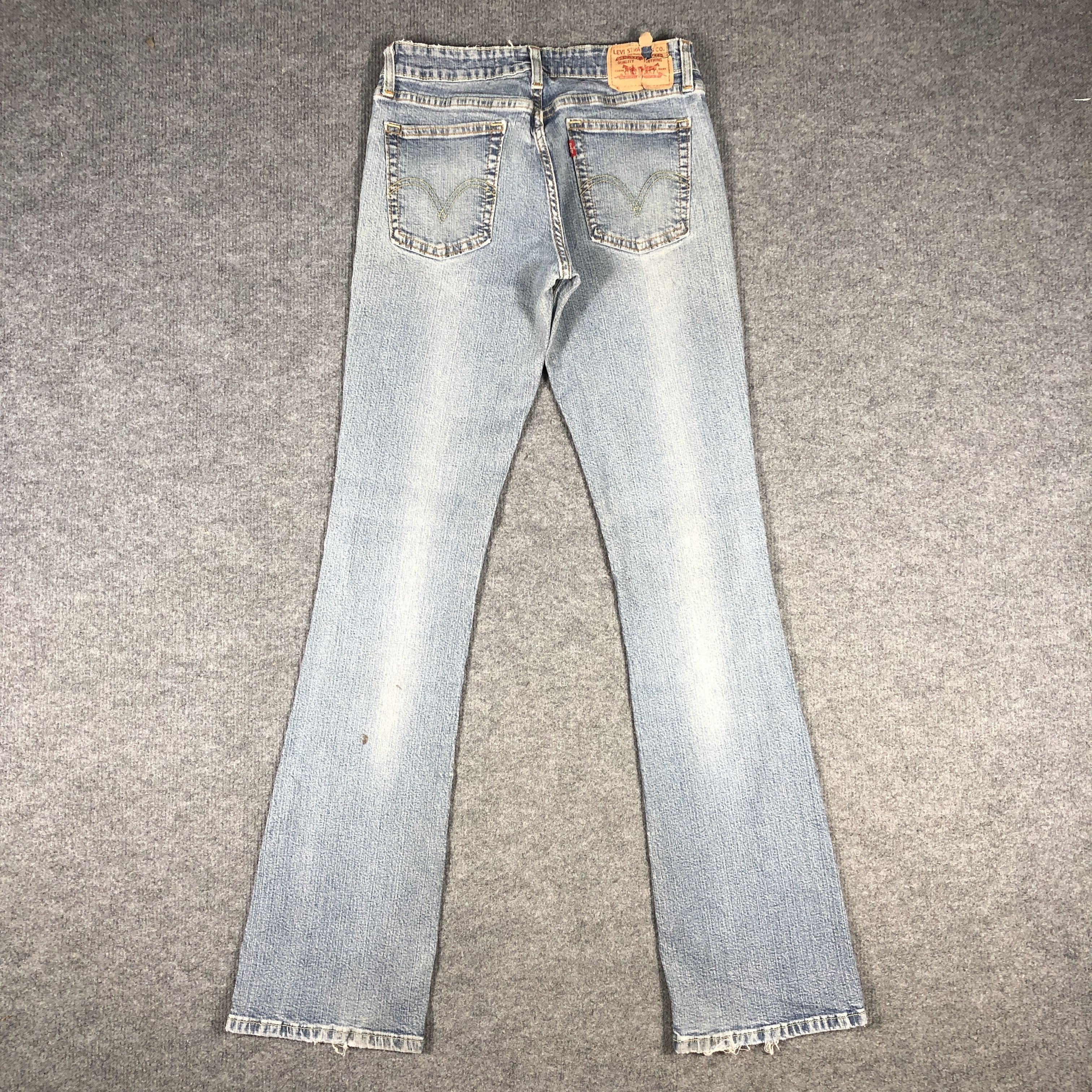 Levi's × Vintage Vintage Levis 318 Jeans Flare Superlow Bootcut L755W Size 28" / US 6 / IT 42 - 2 Thumbnail