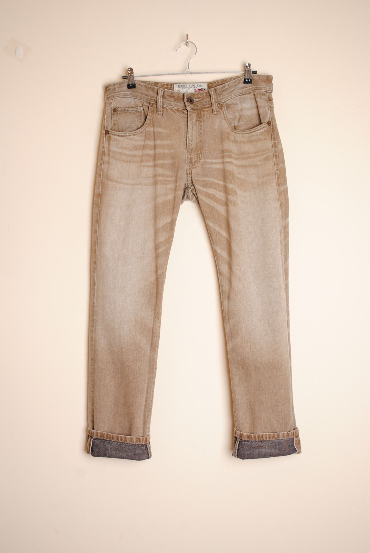 Other Pearly King Co. Brown Faded Selvedge Denim Size 34 | Grailed