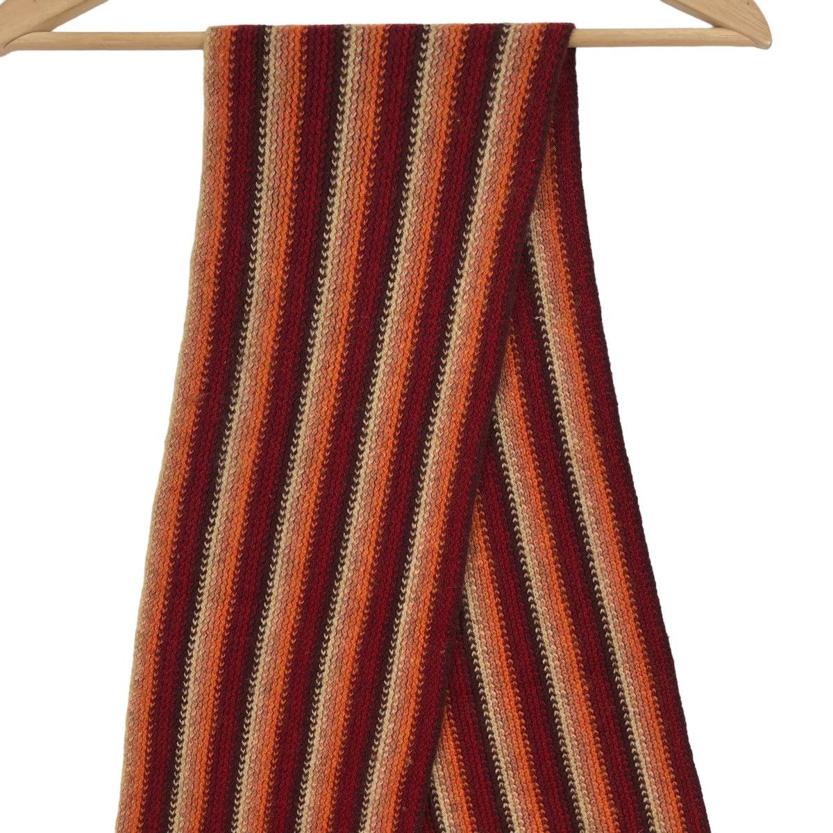 Japanese Brand Vintage TAKEO KIKUCHI Neck Wear Scarves Muffler Stripes Size ONE SIZE - 2 Thumbnail