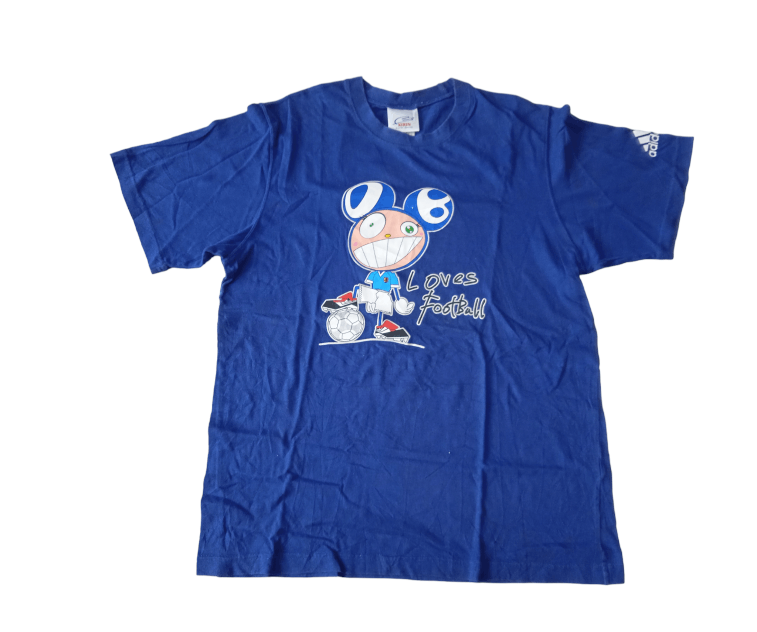 Japanese Brand Vintage 2000s Adidas JFA Murakami T-Shirt Size US L / EU 52-54 / 3 - 1 Thumbnail