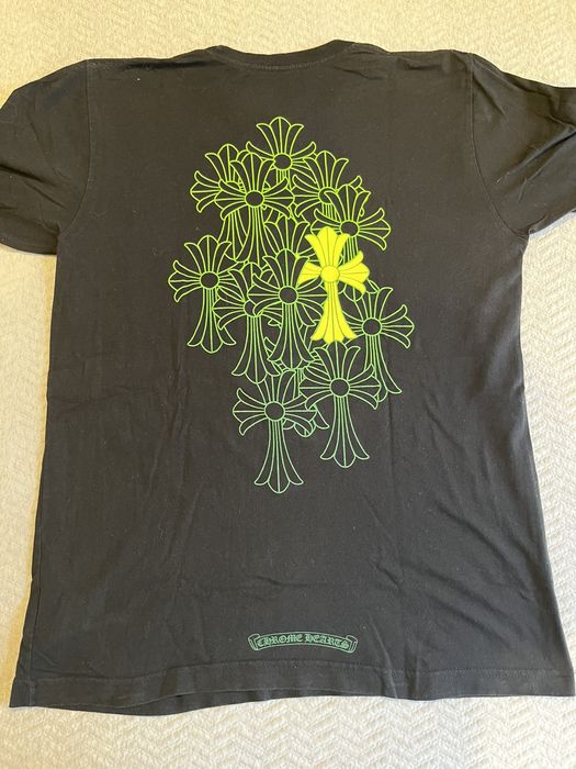 Chrome hearts discount cemetery t-shirt black/yellow/green