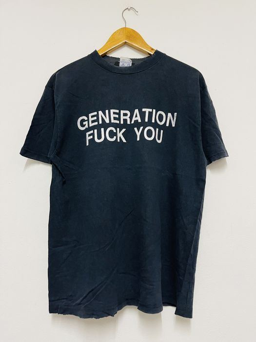 Undercover Vintage 90s Undercover “Generation Fuck You 1997 T