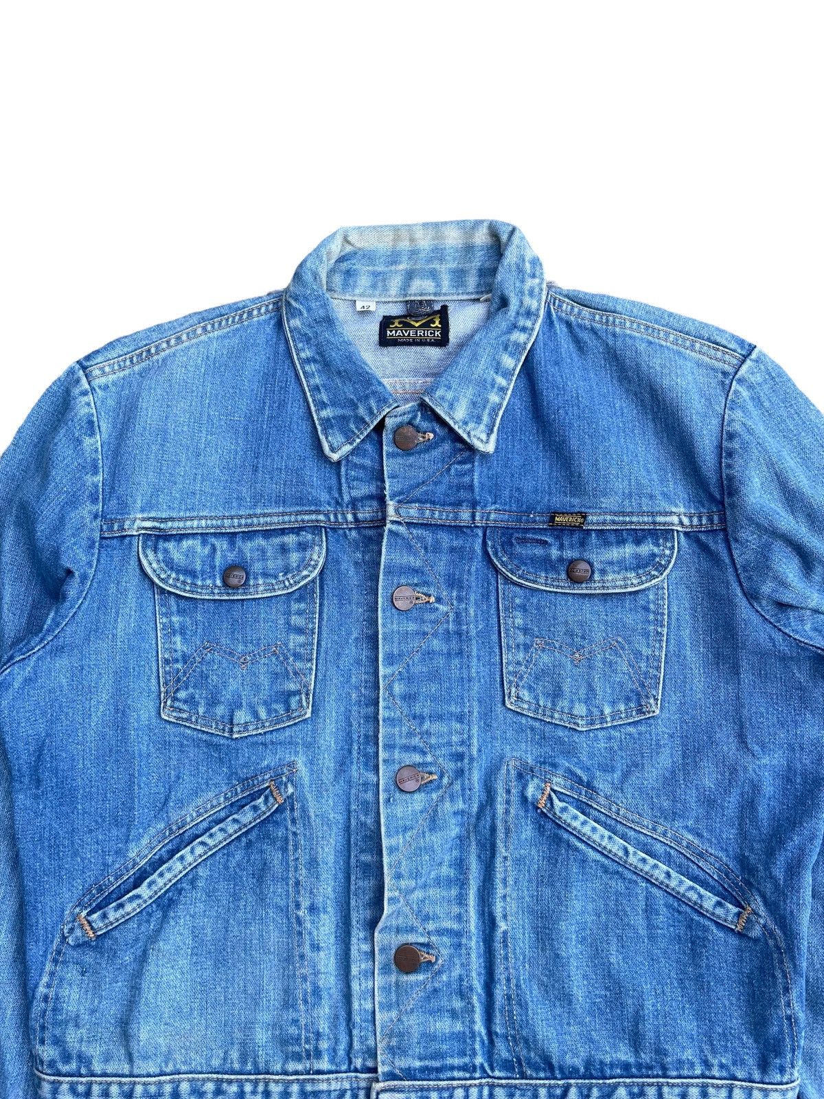 Vintage Vintage 70’s Maverick Blue Bell Selvedge Jacket Size US L / EU 52-54 / 3 - 5 Thumbnail