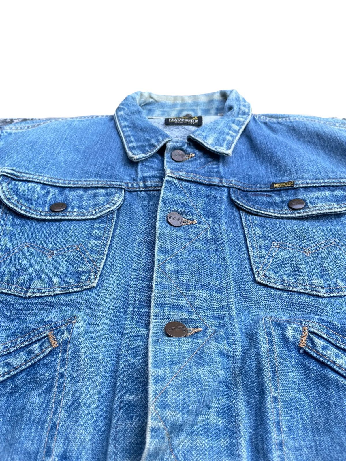 Vintage Vintage 70’s Maverick Blue Bell Selvedge Jacket Size US L / EU 52-54 / 3 - 7 Thumbnail