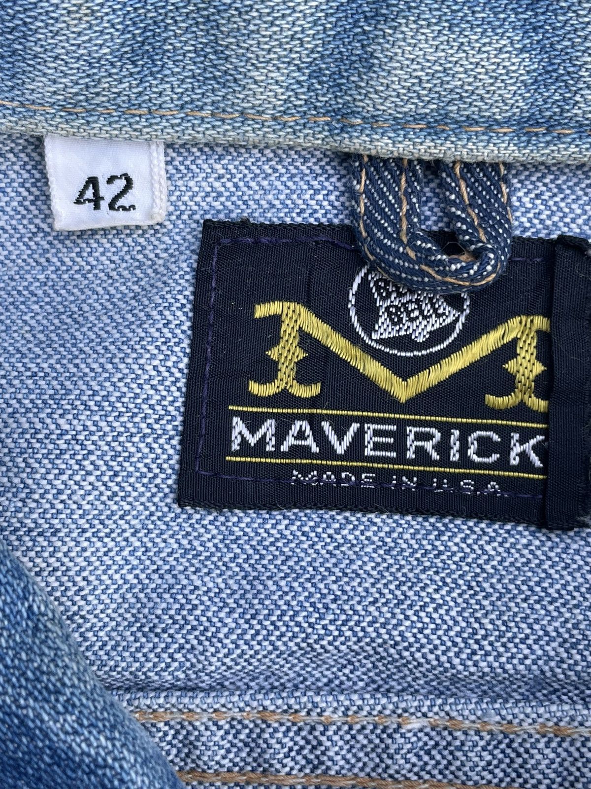 Vintage Vintage 70’s Maverick Blue Bell Selvedge Jacket Size US L / EU 52-54 / 3 - 18 Thumbnail